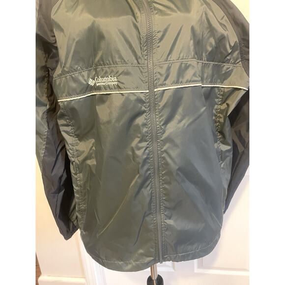 00'S Columbia Nylon Parka | Men's Size Large / Gray Charcoal | No Stains Y2K - Picture 8 of 10